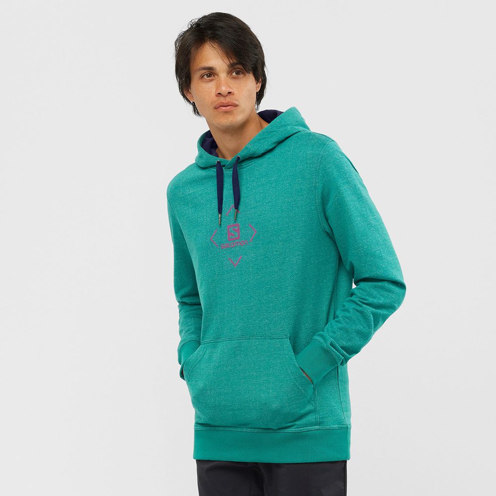 Salomon Mellemlag Herre Grøn - SHIFT HOODIE M (SIFOM-8519)